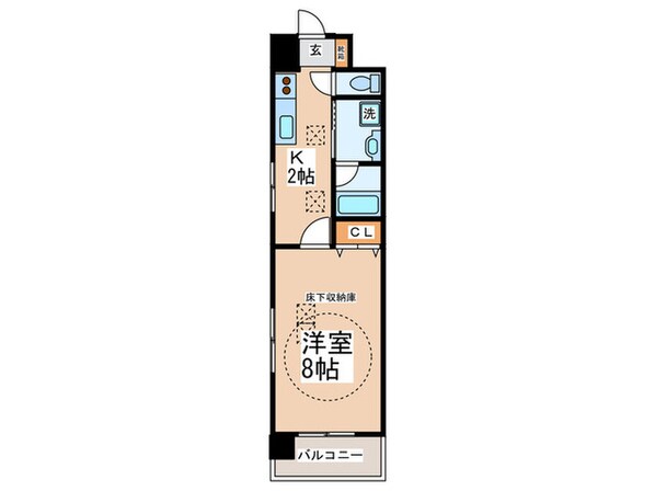 クレストヒル仲町台Ⅱの物件間取画像